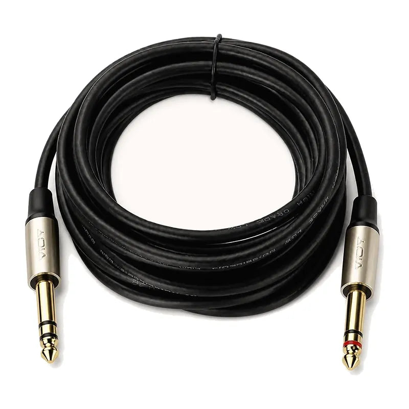 VIOY câble Y jack 6,35 mm stéréo TRS vers 2 jacks TS, 3 m