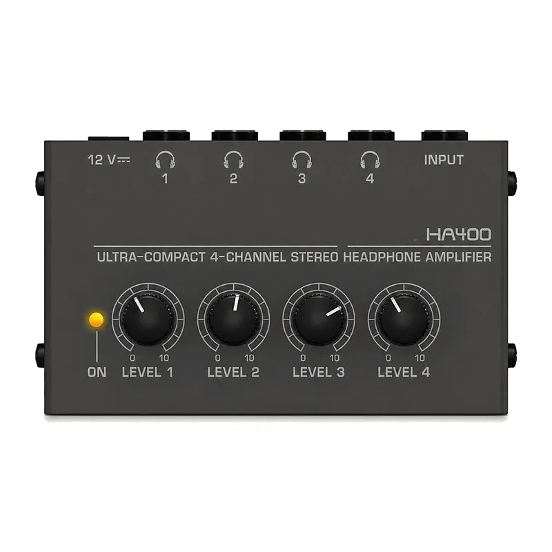Ampli casque 4 sorties HA400, distributeur casque stéréo