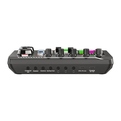 Carte son live F998, effets, changeur de voix, Bluetooth, TikTok, vue 2