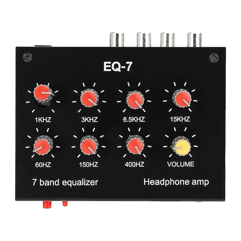 Égaliseur 7 bandes EQ-7 avec ampli casque, RCA et USB