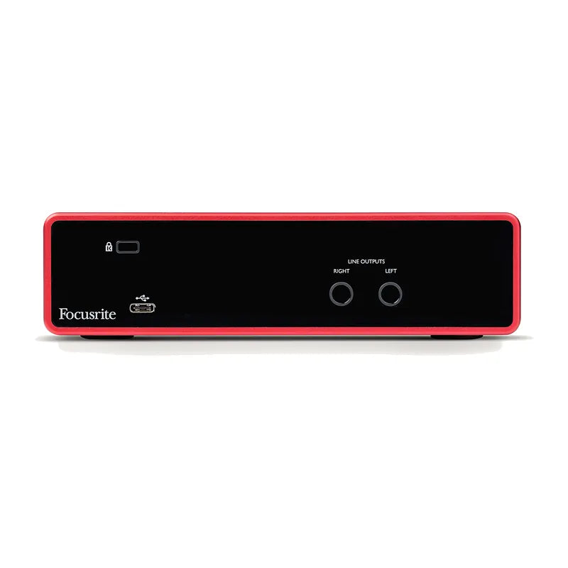 Interface audio USB Focusrite Scarlett 2i2, vue 4