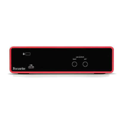 Interface audio USB Focusrite Scarlett 2i2, vue 4