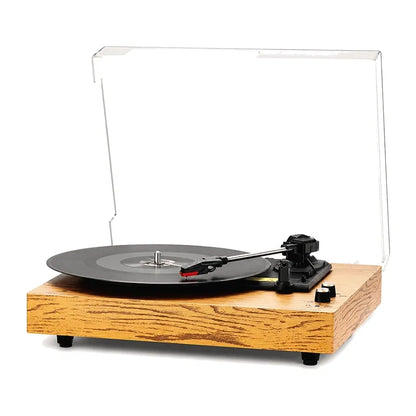 MAIO E300, platine vinyle à courroie avec préampli intégré, bois