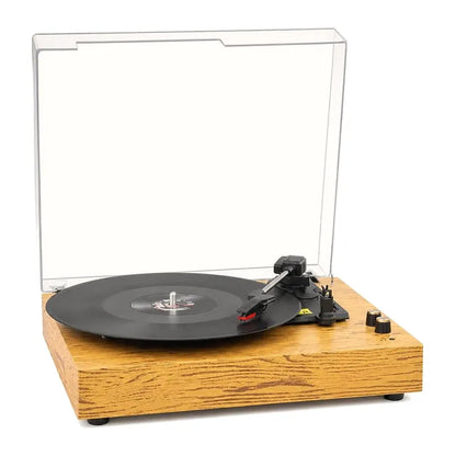 MAIO E300, platine vinyle à courroie avec préampli intégré, bois, vue 2
