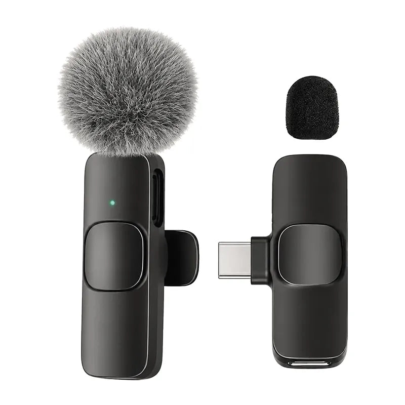 Micro cravate sans fil USB-C pour smartphone, vlog et TikTok