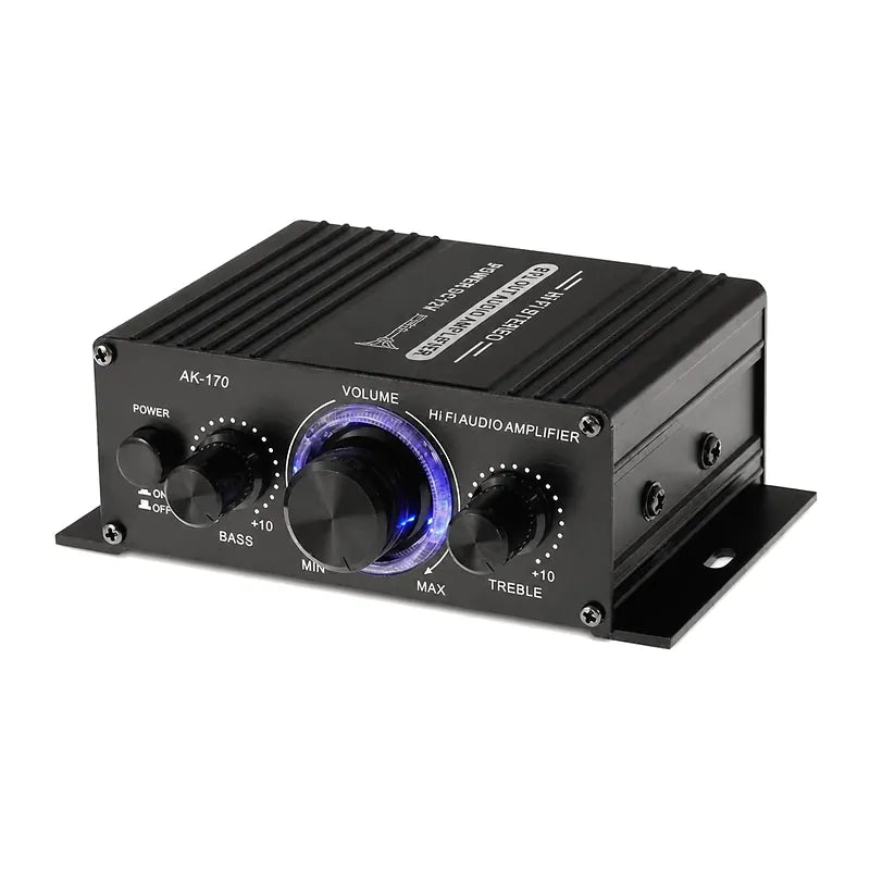 Mini ampli hi-fi stéréo AK-170 pour enceintes passives, 12 V