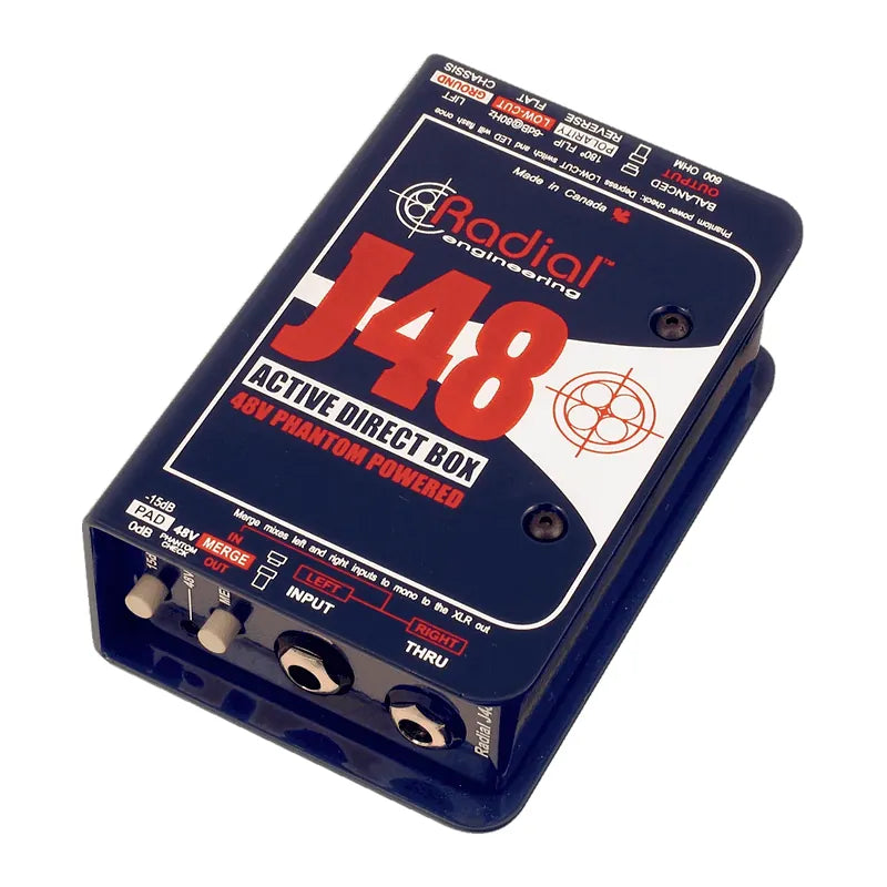 Boîte de direct active Radial J48, vue 2