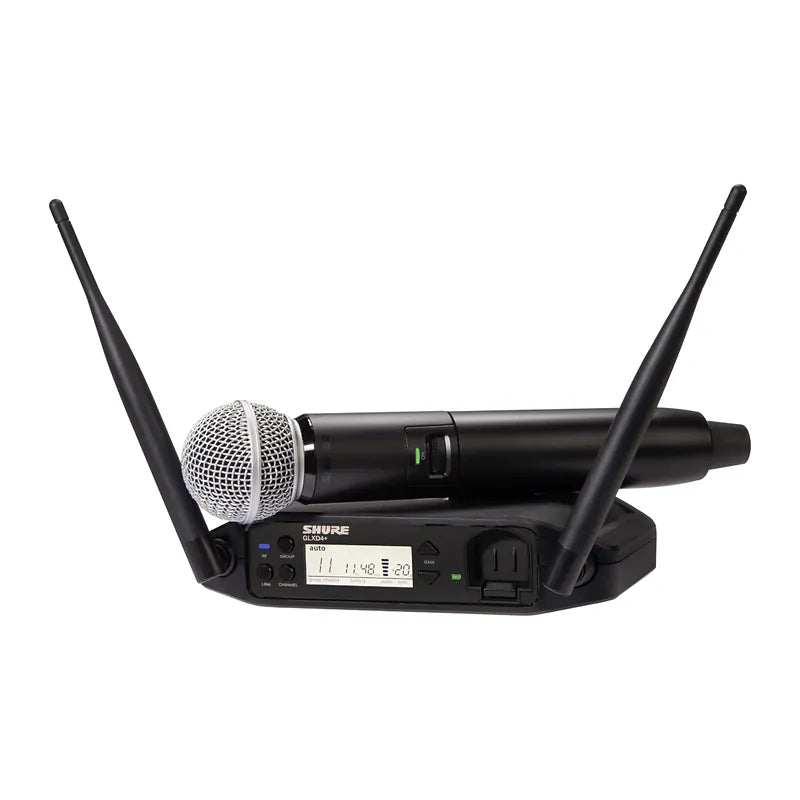 Micro chant sans fil Shure GLXD24+ avec tête SM58