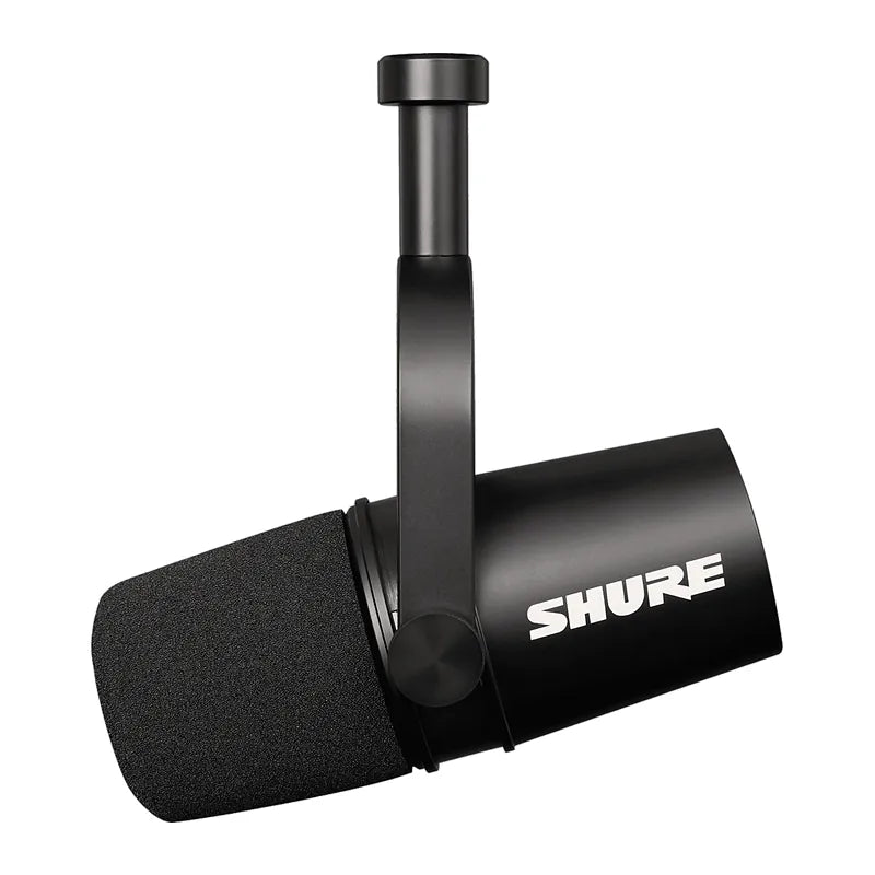 Micro podcast XLR Shure MV7X, vue 2